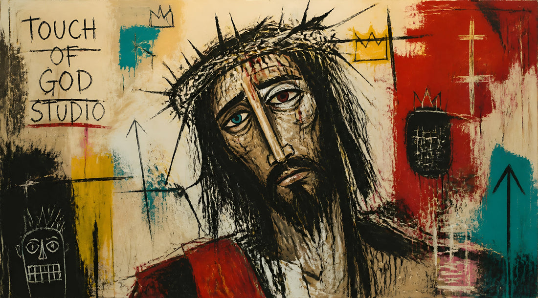 BASQUIAT INSPIRED DESIGN OF JESUS CHRIST